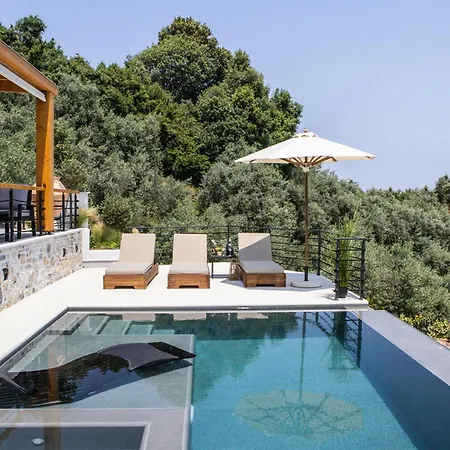 Aquanera - Sunrise View Retreat With Private Pool- 5 Minutes From The Beach- By Mana Gers Agioi Saranta